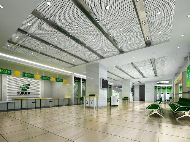 lobby space 206 3D Model .c4d .max .obj .3ds .fbx .stl .blend 
