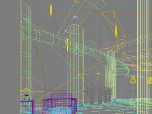 lobby space 199 Modelo 3D
