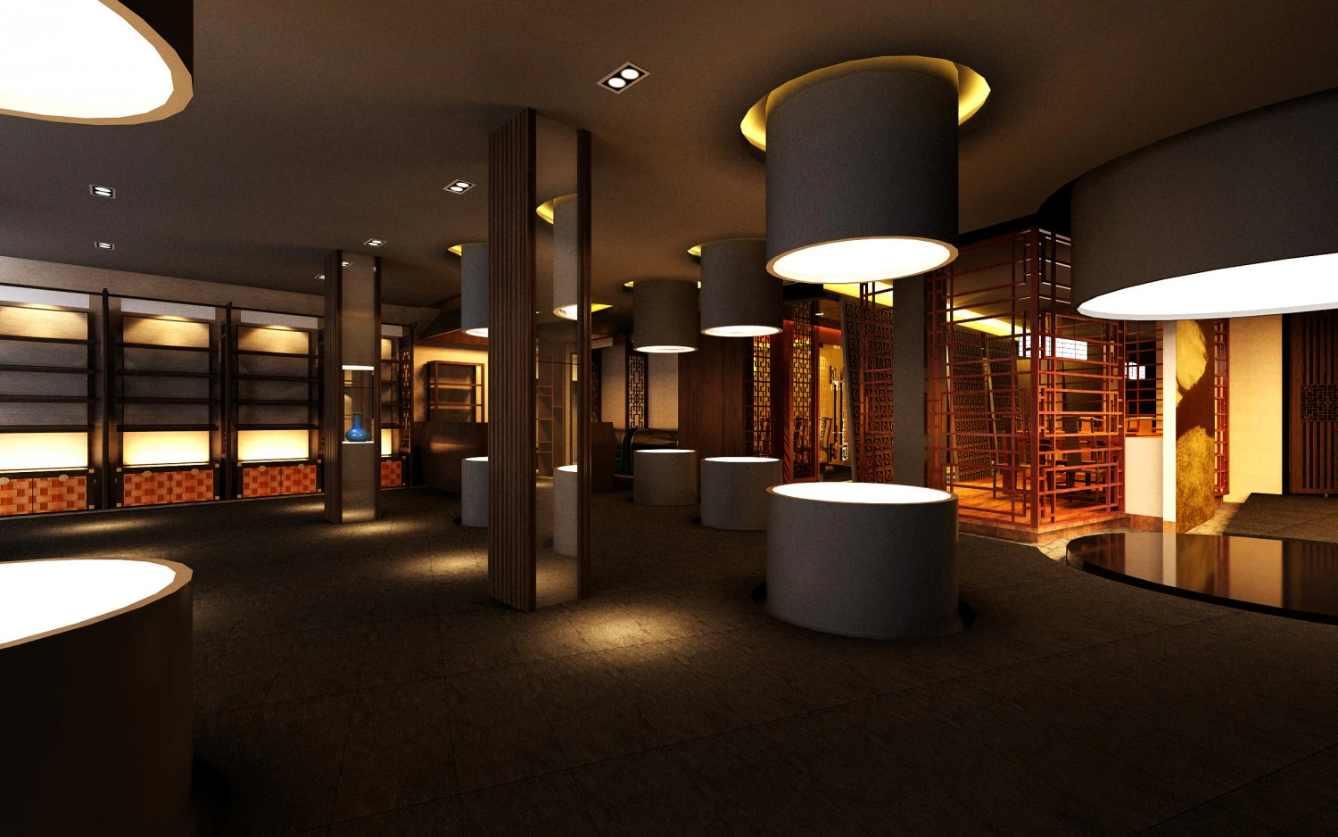 lobby space 176 3D Model .c4d .max .obj .3ds .fbx .stl .blend 