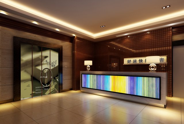 lobby space 210 3Dモデル .c4d .max .obj .3ds .fbx .stl .blend 