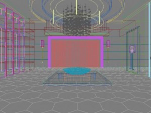 lobby space 212 Modello 3D