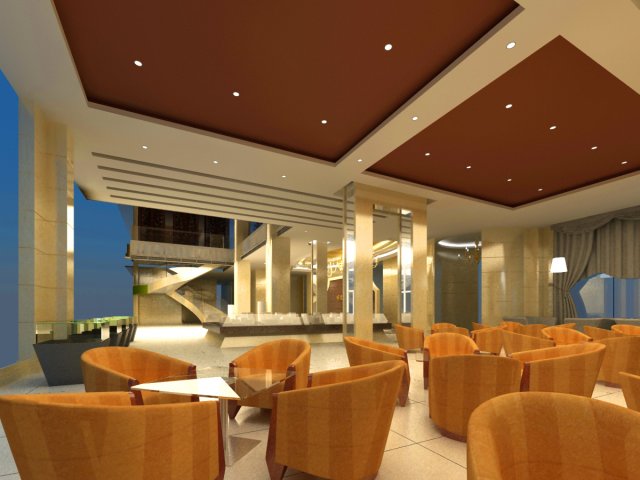 lobby space 217 Modelo 3D .c4d .max .obj .3ds .fbx .stl .blend