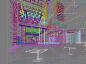 lobby space 217 Modelo 3D