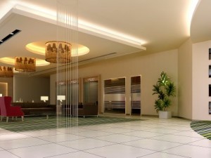 lobby space 216 Modelo 3D