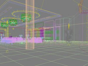 lobby space 216 3D Model