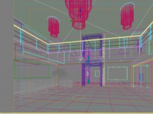 lobby space 195 3D Model