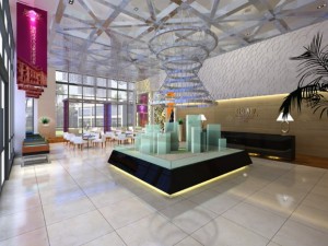 lobby space 220 Modelo 3D