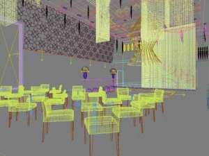 lobby space 220 3D Model