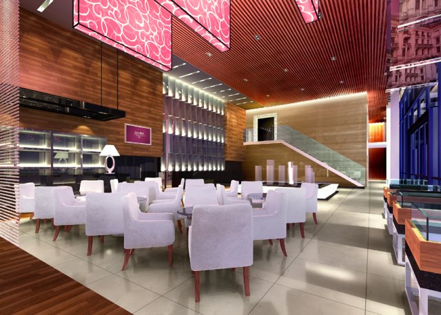 lobby space 221 Model 3D .c4d .max .obj .3ds .fbx .stl .blend 