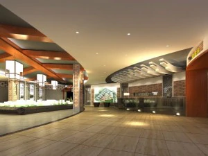 espace hall 219 Modèle 3D