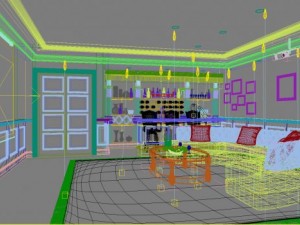 bar spaces 004 3D Model