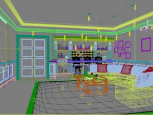 bar spaces 004 3D Model