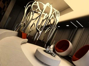 espacios de barra 009 Modelo 3D