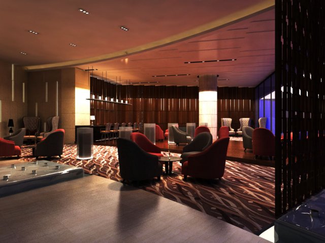bar spaces 007 Model 3D .c4d .max .obj .3ds .fbx .stl .blend 