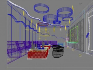 bar spaces 018 3D Модель