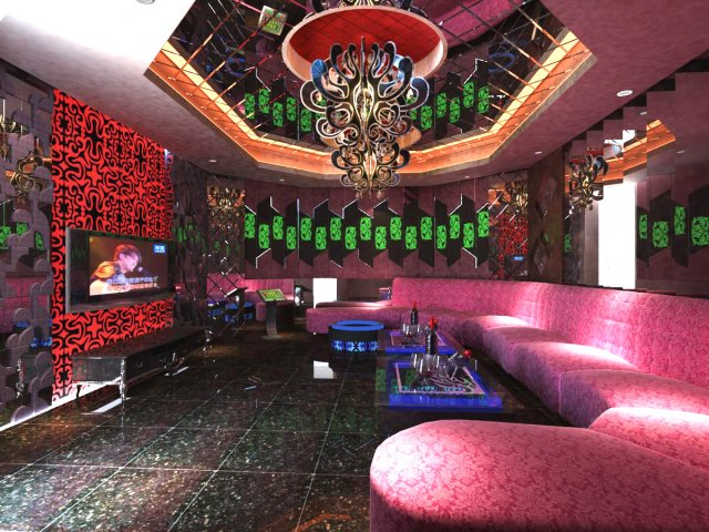 bar spaces 012 3D Model .c4d .max .obj .3ds .fbx .stl .blend 