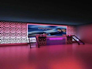 przestrzenie barowe 019 Model 3D