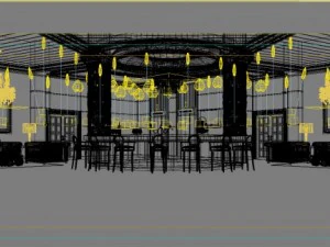 bar spaces 025 3D Model