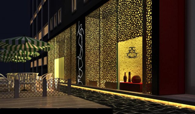 bar spaces 023 3D Model .c4d .max .obj .3ds .fbx .stl .blend 