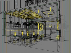bar spaces 027 3D Model