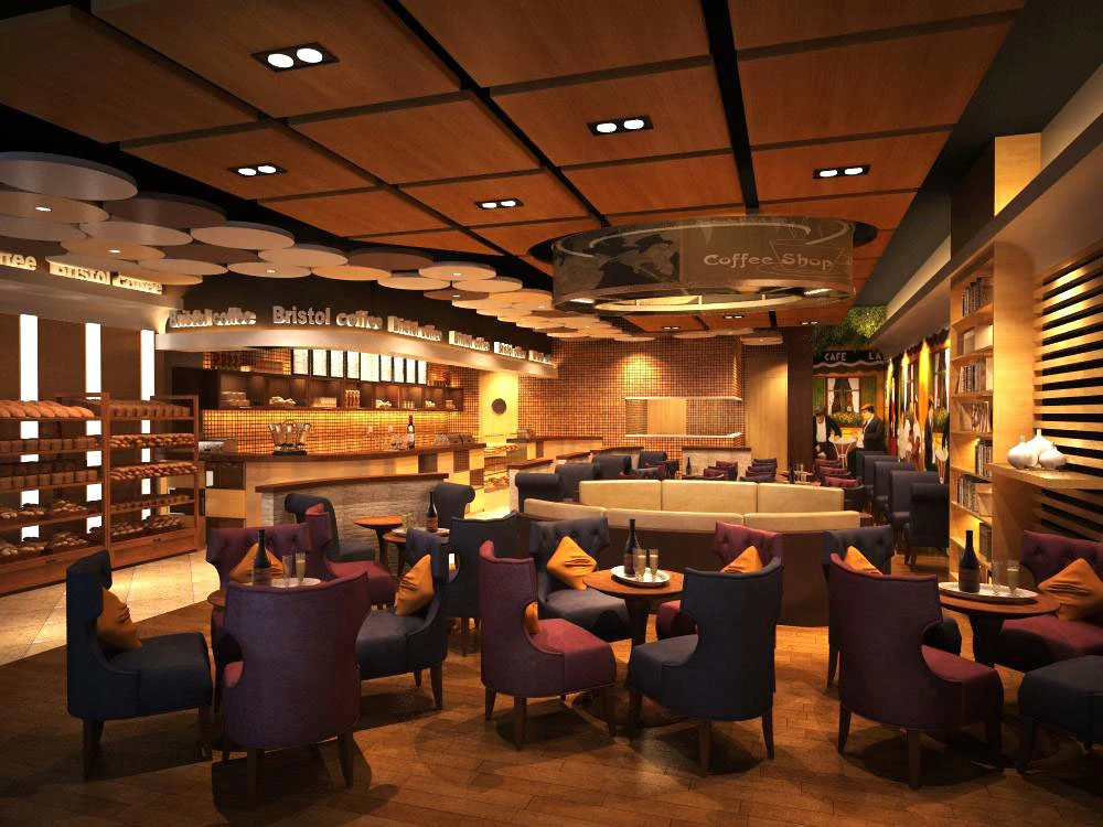 bar spaces 028 3D Model .c4d .max .obj .3ds .fbx .stl .blend 