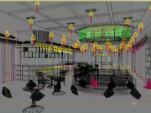 bar spaces 028 3D Model