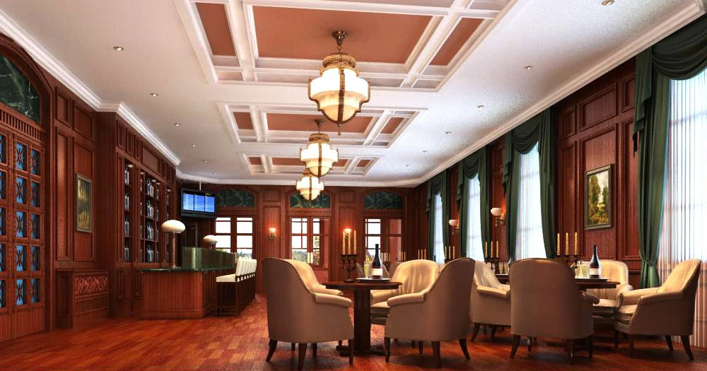 bar space 029 3D Model .c4d .max .obj .3ds .fbx .stl .blend 