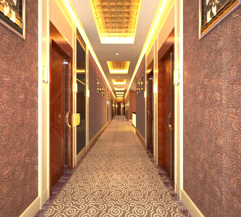 corridor spaces 002 3D Model .c4d .max .obj .3ds .fbx .stl .blend 
