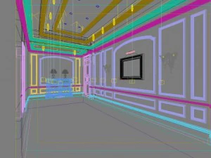 corridor spaces 006 3D Model