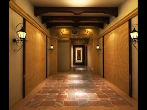 corridor spaces 007 3D Model