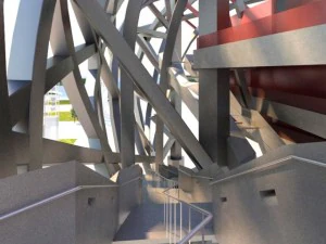 corridor spaces 001 3D Model