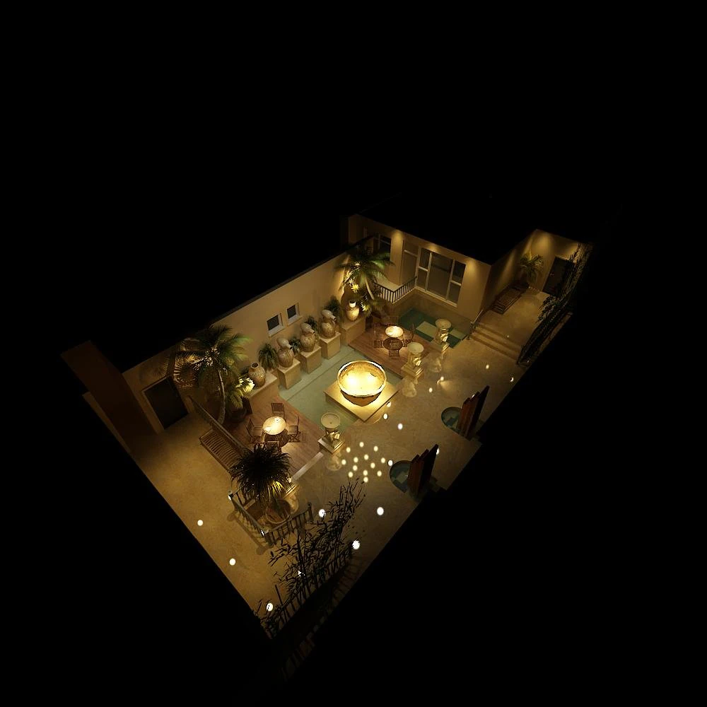 corridor spaces 012 3D Model .c4d .max .obj .3ds .fbx .stl .blend 
