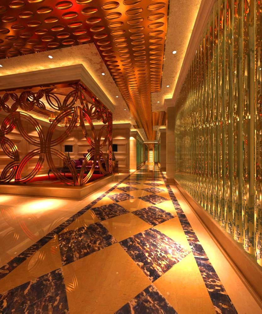 corridor spaces 014 3D Model .c4d .max .obj .3ds .fbx .stl .blend 