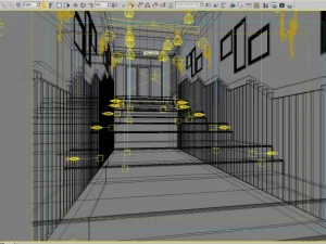 corridor spaces 016 3D Model