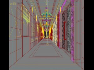 corridor spaces 038 3D Model
