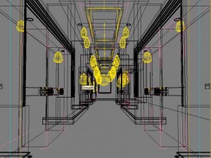 corridor spaces 040 3D Model
