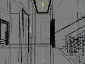 corridor spaces 044 3D Model