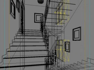 corridor spaces 043 3D Model