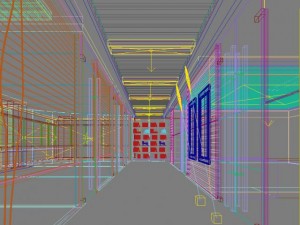 corridor spaces 036 Model 3D