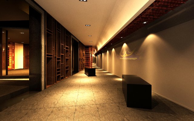 corridor spaces 062 3D Model .c4d .max .obj .3ds .fbx .stl .blend 