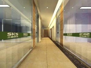 espacios del pasillo 057 Modelo 3D