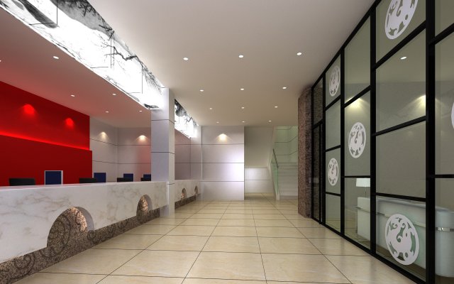 corridor spaces 061 3D Model .c4d .max .obj .3ds .fbx .stl .blend 