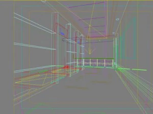 corridor spaces 058 3D Model
