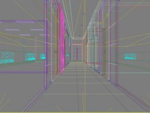corridor spaces 055 3D Model