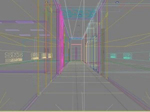 corridor spaces 054 3D Model