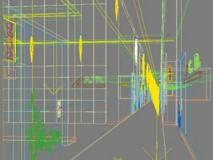 corridor spaces 077 3D Model