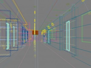 corridor spaces 080 3D Модель