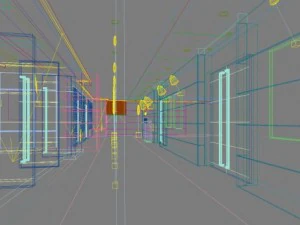 corridor spaces 080 3D Model