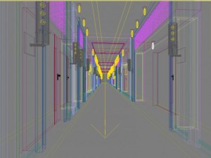 corridor spaces 073 3D Model