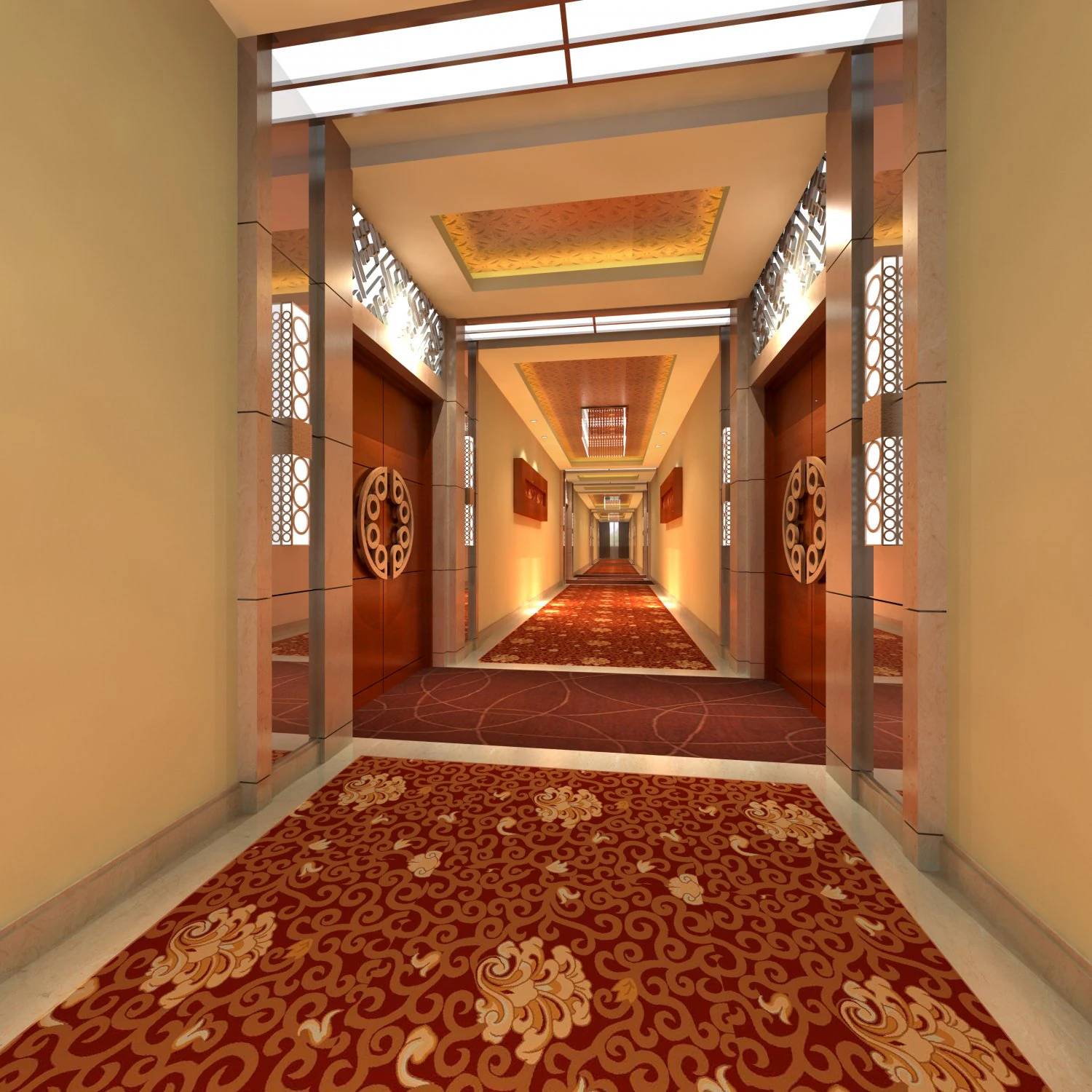 corridor spaces 072 3D Model .c4d .max .obj .3ds .fbx .stl .blend